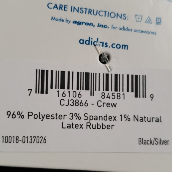 Adidas Mini Treofil  Crew Socks - Picture 4 of 4